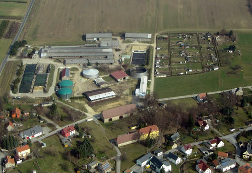 Betrieb der Agrar GmbH Gersdorf-Oberlicht am Standort Gersdorf in Sachsen
