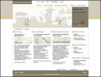 Abbildung der Internetseite der H. Wilhelm Schaumann Stiftung